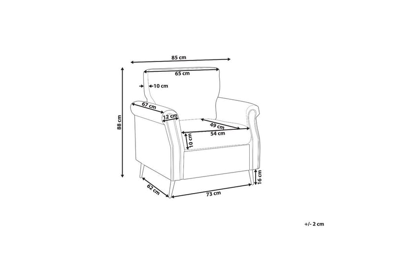 Lenestol Vietas - Hvit, lyst tre - Møbler - Stoler - Lenestoler