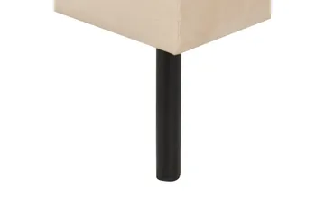 Lenestol Vinterbro - Beige, svart/fløyel, Beige, svart/Fløyel - Møbler - Stoler - Lenestoler