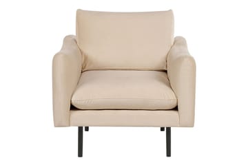 Lenestol Vinterbro - Beige, svart/fløyel, Beige, svart/Fløyel - Møbler - Stoler - Lenestoler