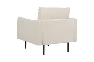 Lenestol Vinterbro - Beige, svart/polyester, Beige, svart/Polyester - Møbler - Stoler - Lenestoler