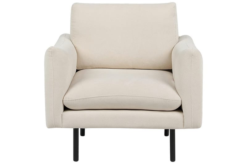 Lenestol Vinterbro - Beige, svart/polyester, Beige, svart/Polyester - Møbler - Stoler - Lenestoler