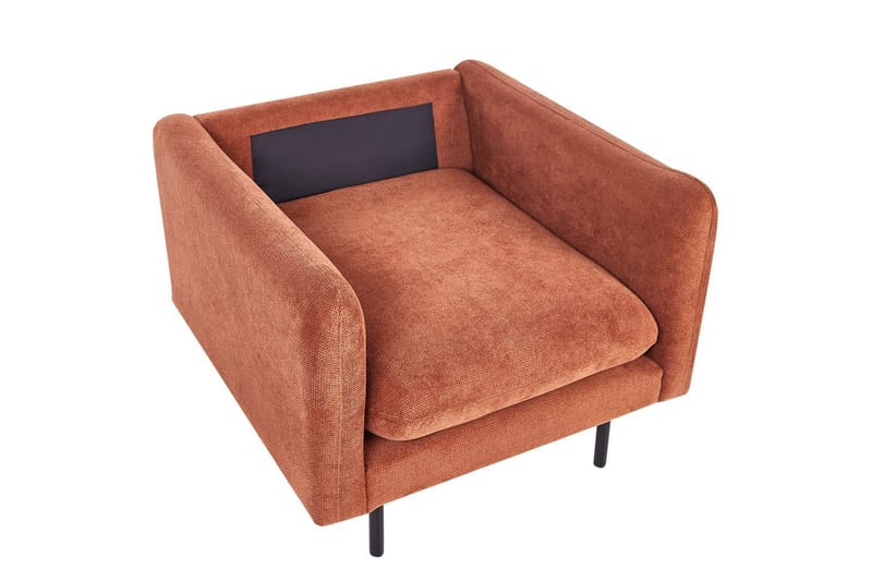 Lenestol Vinterbro - Brun, Svart/Chenille - Møbler - Stoler - Lenestoler