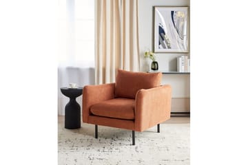 Lenestol Vinterbro - Brun, Svart/Chenille - Møbler - Stoler - Lenestoler