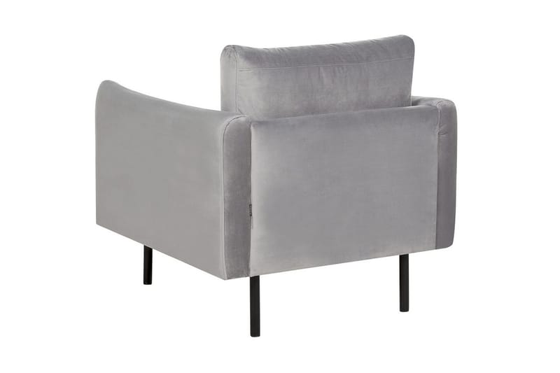 Lenestol Vinterbro - Grå, svart/fløyel, Grå, svart/Fløyel - Møbler - Stoler - Lenestoler