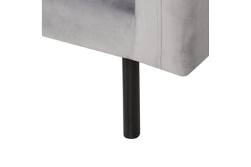 Lenestol Vinterbro - Grå, svart/fløyel, Grå, svart/Fløyel - Møbler - Stoler - Lenestoler