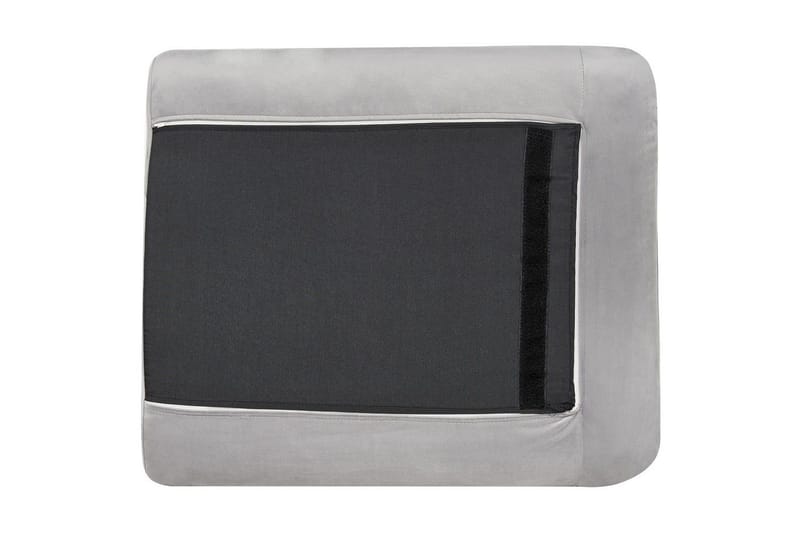 Lenestol Vinterbro - Grå, svart/fløyel, Grå, svart/Fløyel - Møbler - Stoler - Lenestoler