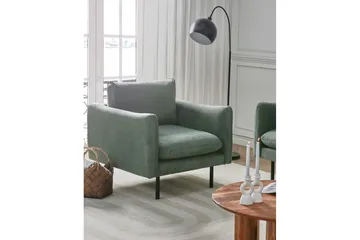 Lenestol Vinterbro - Grønn, svart/polyester, Grønn, Svart/Polyester - Møbler - Stoler - Lenestoler