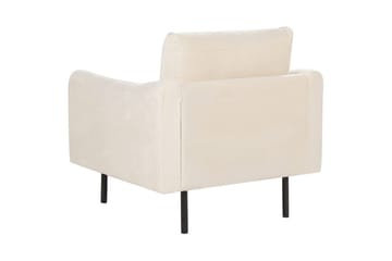 Lenestol Vinterbro - Lysebeige, svart/Fløyel - Møbler - Stoler - Lenestoler