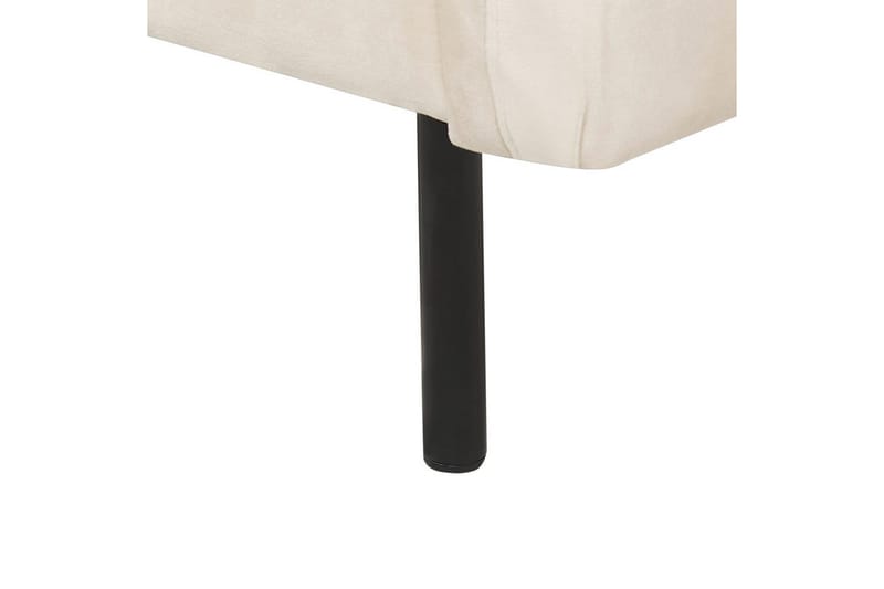 Lenestol Vinterbro - Lysebeige, svart/Fløyel - Møbler - Stoler - Lenestoler
