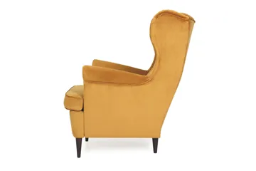 Ørelapplenestol Annerstad - Gul - Møbler - Stoler - Lenestoler - Ørelappstol