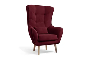 Arti Ørelapplenestol - Burgunder - Møbler - Stoler - Lenestoler - Ørelappstol