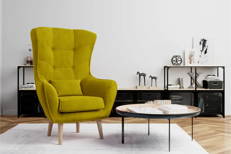 Arti Ørelapplenestol - Grønn - Møbler - Stoler - Lenestoler - Ørelappstol