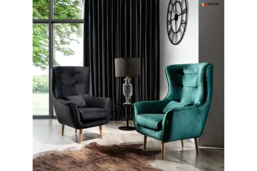 Arti Ørelapplenestol - Grønn - Møbler - Stoler - Lenestoler - Ørelappstol