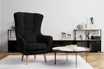 Arti Ørelapplenestol - Svart - Møbler - Stoler - Lenestoler - Ørelappstol