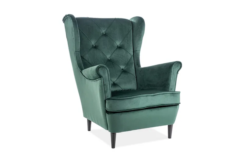 Ladella Ørelapplenestol, Grønn