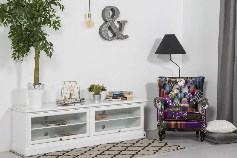 London Lenestol - stoff mønstret - Møbler - Stoler - Lenestoler - Ørelappstol