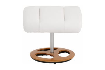 Tabia Lenestol Kunstlær - Hvit - Møbler - Stoler - Lenestoler - Ørelappstol