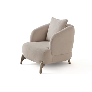 Ørelappstol Atelier Del Sofa Bonjo Silver (80 x 78 x 80 cm) beige - Beige - Møbler - Stoler - Lenestoler - Ørelappstol