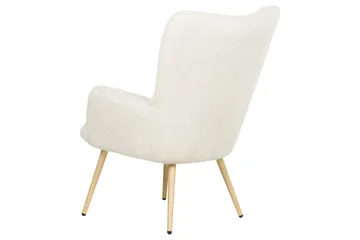 Ørelappstol Vejle - Beige, svart - Møbler - Stoler - Lenestoler - Ørelappstol