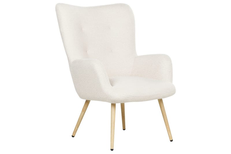 Ørelappstol Vejle - Beige, svart - Møbler - Stoler - Lenestoler - Ørelappstol