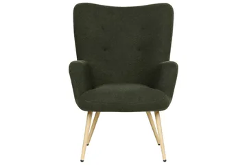 Ørelappstol Vejle - Hvit, Svart - Møbler - Stoler - Lenestoler - Ørelappstol