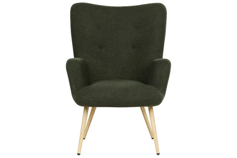 Ørelappstol Vejle - Hvit, Svart - Møbler - Stoler - Lenestoler - Ørelappstol