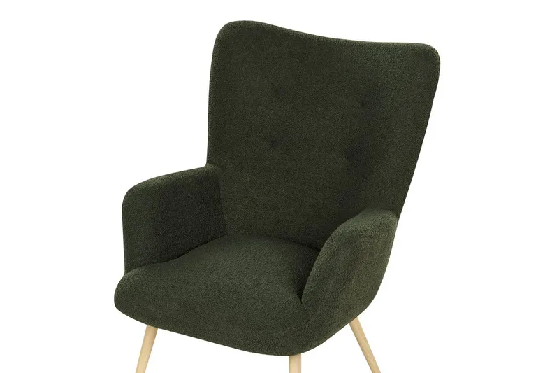 Ørelappstol Vejle - Hvit, Svart - Møbler - Stoler - Lenestoler - Ørelappstol