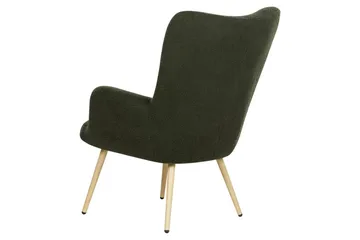 Ørelappstol Vejle - Hvit, Svart - Møbler - Stoler - Lenestoler - Ørelappstol