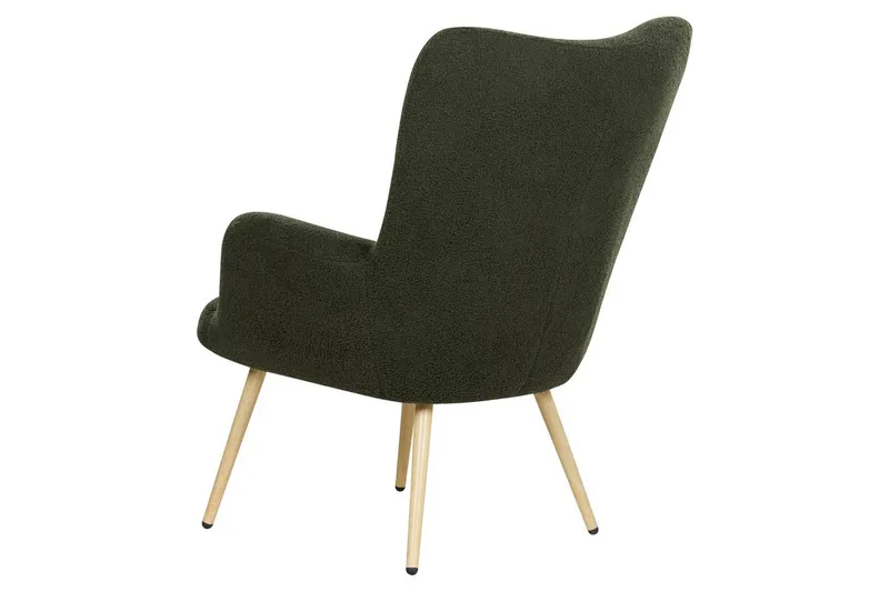 Ørelappstol Vejle - Hvit, Svart - Møbler - Stoler - Lenestoler - Ørelappstol