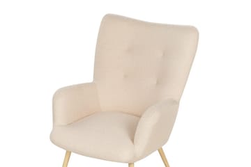  Ørelappstol Vejle - Rosa, mørkt tre - Møbler - Stoler - Lenestoler - Ørelappstol