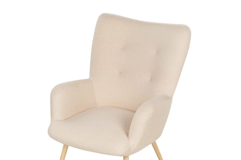 Ørelappstol Vejle - Rosa, mørkt tre - Møbler - Stoler - Lenestoler - Ørelappstol