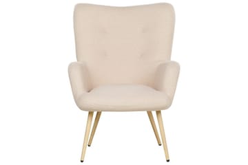 Ørelappstol Vejle - Rosa, mørkt tre - Møbler - Stoler - Lenestoler - Ørelappstol