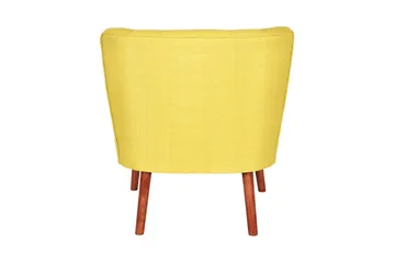 Indumati Lenestol - Gul - Møbler - Stoler - Lenestoler - Lenestol uten armlene