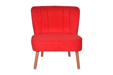 Indumati Lenestol - Rød - Møbler - Stoler - Lenestoler - Lenestol uten armlene