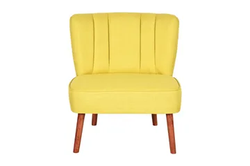 Indumati Lenestol - Gul - Møbler - Stoler - Lenestoler - Lenestol uten armlene