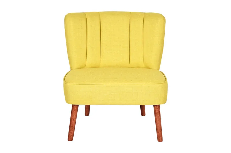 Indumati Lenestol - Gul - Møbler - Stoler - Lenestoler - Lenestol uten armlene