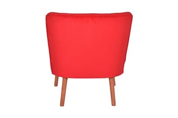Indumati Lenestol - Rød - Møbler - Stoler - Lenestoler - Lenestol uten armlene