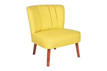 Indumati Lenestol - Gul - Møbler - Stoler - Lenestoler - Lenestol uten armlene