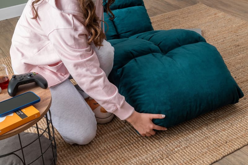 1-Seat Sofa-Bed Atelier Del Sofa Petrol Green - Møbler - Stoler - Lenestoler - Sengestol