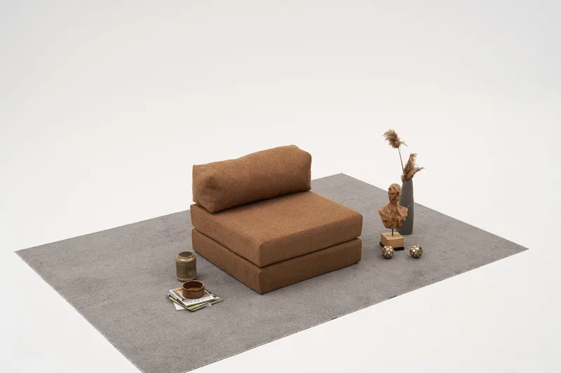 1-seters sofa Atelier Del Sofa Comfort Rest Brun - Møbler - Stoler - Lenestoler - Sengestol