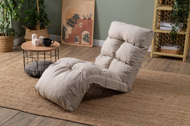 1-seters sovesofa Atelier Del Sofa Fuwa Single (60 x 50 x 60 cm) Krem - Møbler - Stoler - Lenestoler - Sengestol