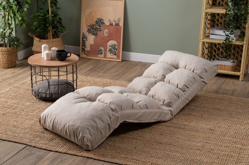 1-seters sovesofa Atelier Del Sofa Fuwa Single (60 x 50 x 60 cm) Krem - Møbler - Stoler - Lenestoler - Sengestol