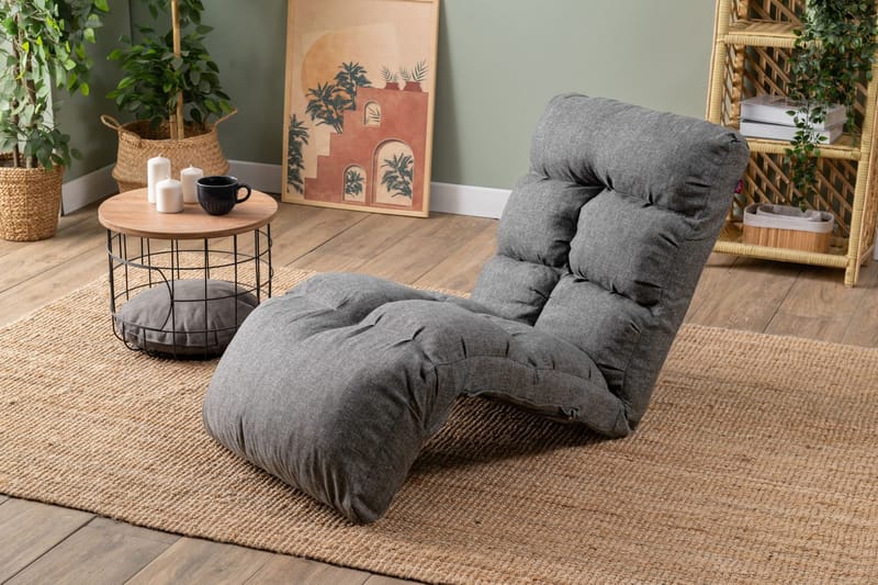 1-seters sovesofa Atelier Del Sofa Fuwa Single (60 x 50 x 60 cm) Lysegrå - Lysegrå - Møbler - Stoler - Lenestoler - Sengestol