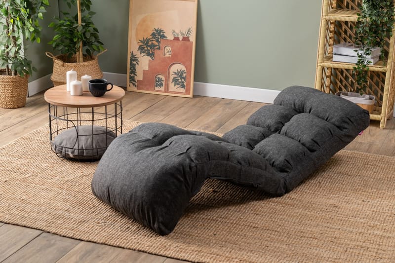 1-seters sovesofa Atelier Del Sofa Fuwa Single (60 x 50 x 60 cm) Mørk grå - Mørkegrå - Møbler - Stoler - Lenestoler - Sengestol