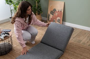 1-seters sovesofa Atelier Del Sofa Tera Single (55 x 65 x 60 cm) Lysegrå - Lysegrå - Møbler - Stoler - Lenestoler - Sengestol