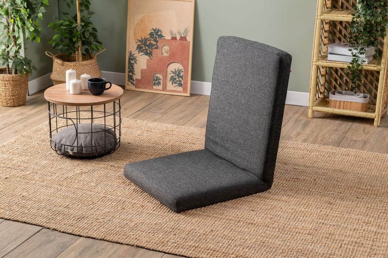 1-seters sovesofa Atelier Del Sofa Tera Single (55 x 65 x 60 cm) Mørk grå - Mørkegrå - Møbler - Stoler - Lenestoler - Sengestol