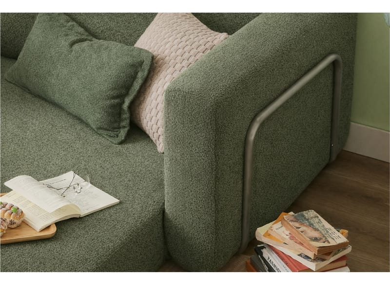 1-seters sovesofa Atelier Del Sofa Wello Single (80 x 70 cm) Grønn - Møbler - Stoler - Lenestoler - Sengestol