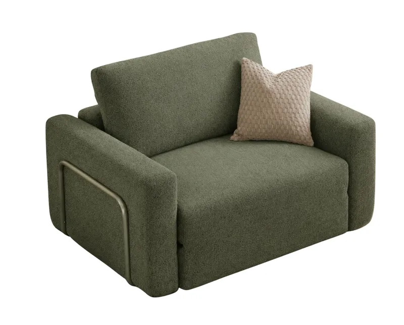 1-seters sovesofa Atelier Del Sofa Wello Single (80 x 70 cm) Grønn