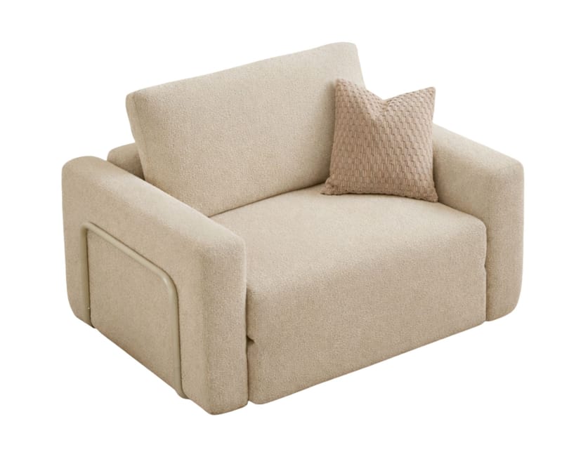 1-seters sovesofa Atelier Del Sofa Wello Single (80 x 70 cm) Krem