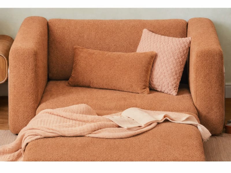 1-seters sovesofa Atelier Del Sofa Wello Single (80 x 70 cm) Oransje - Møbler - Stoler - Lenestoler - Sengestol